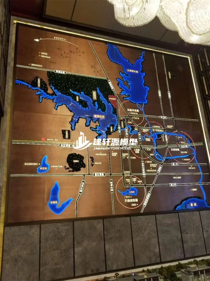 金家庄区域壁挂模型制作