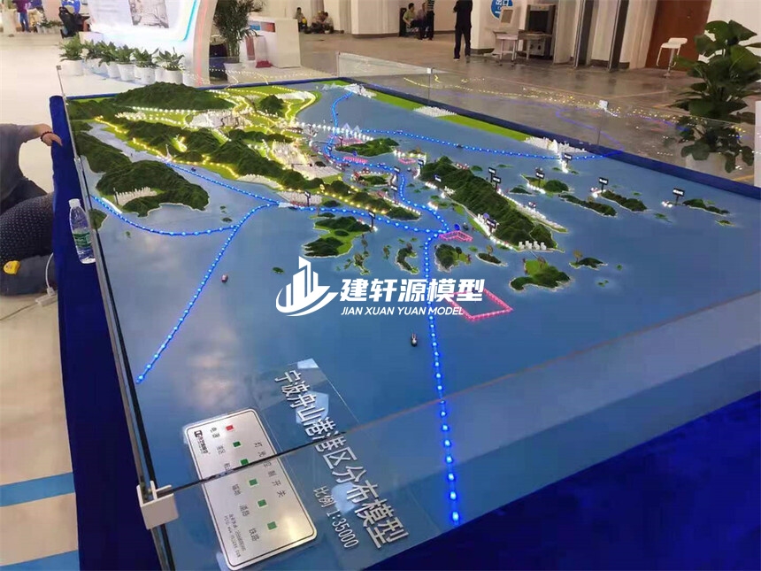 金家庄地形地貌模型